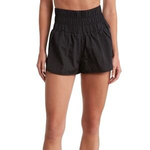 Free People FP Movement The Way Home Shorts in Washed Black Size Small